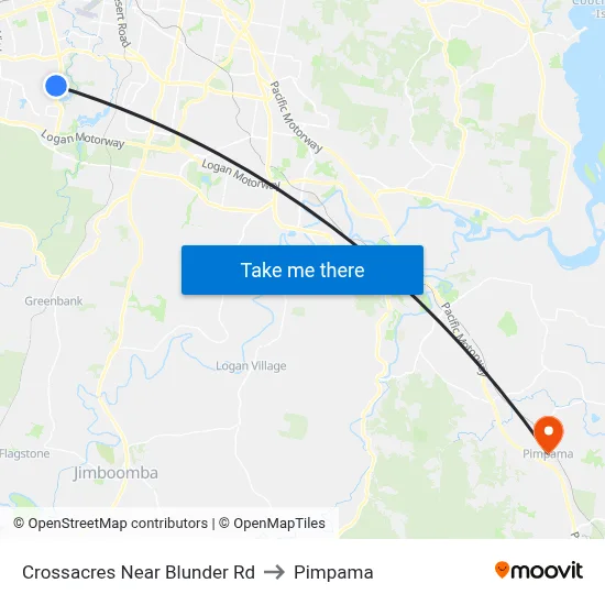 Crossacres Near Blunder Rd to Pimpama map