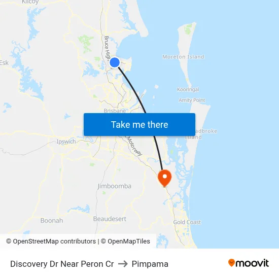 Discovery Dr Near Peron Cr to Pimpama map