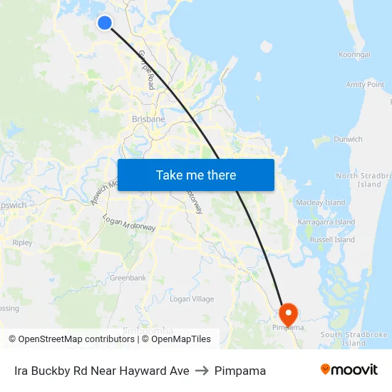 Ira Buckby Rd Near Hayward Ave to Pimpama map