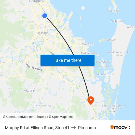 Murphy Rd at Ellison Road, Stop 41 to Pimpama map