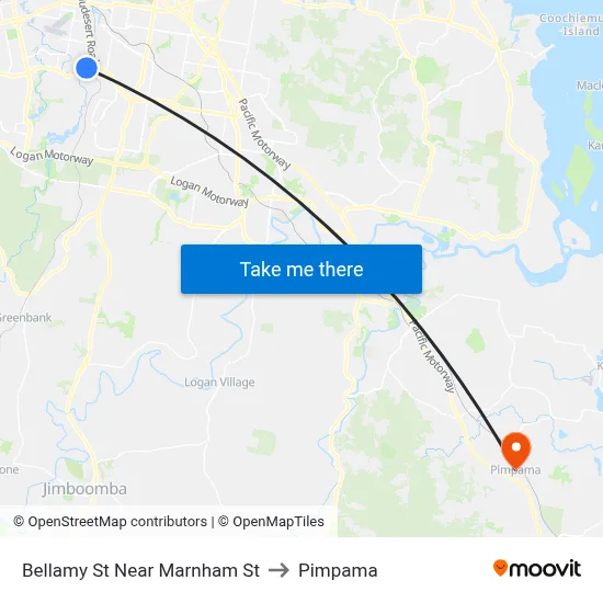 Bellamy St Near Marnham St to Pimpama map