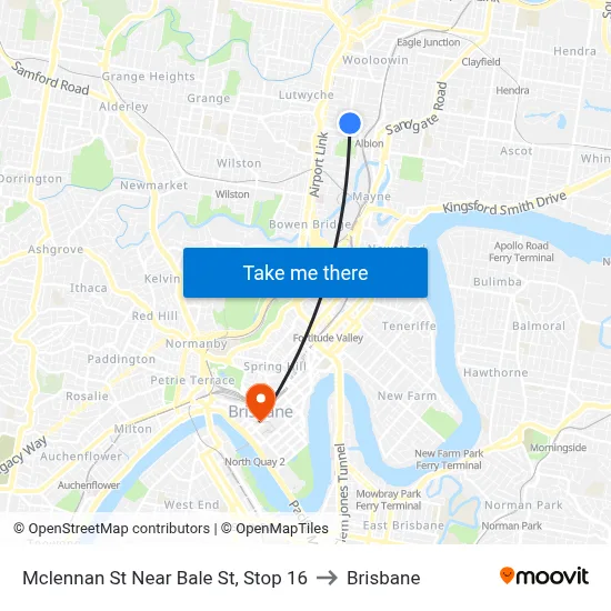 Mclennan St Near Bale St, Stop 16 to Brisbane map