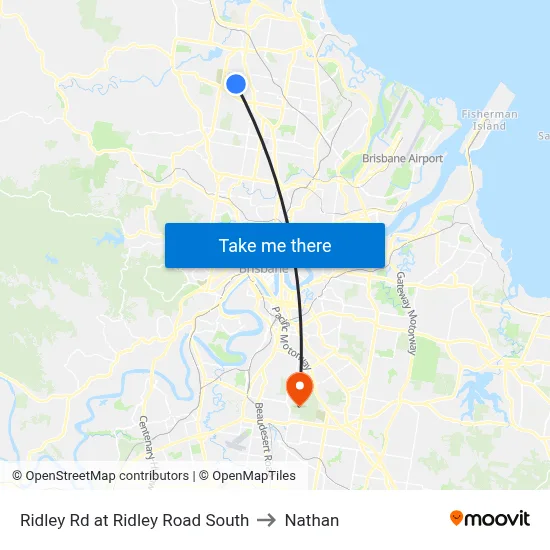 Ridley Rd at Ridley Road South to Nathan map