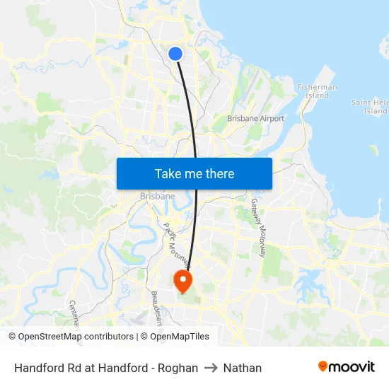 Handford Rd at Handford - Roghan to Nathan map