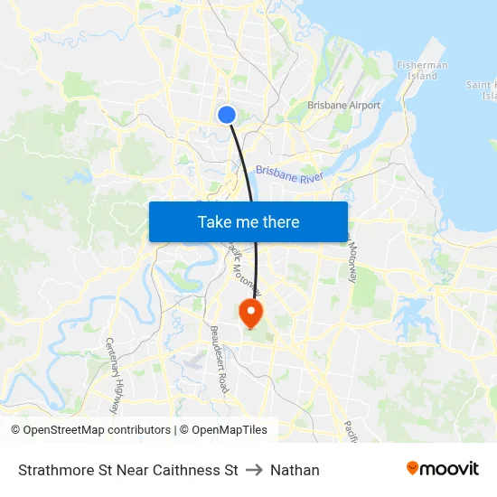 Strathmore St Near Caithness St to Nathan map