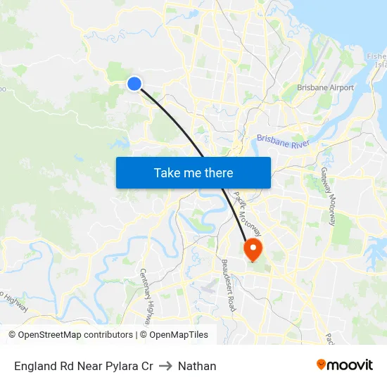 England Rd Near Pylara Cr to Nathan map