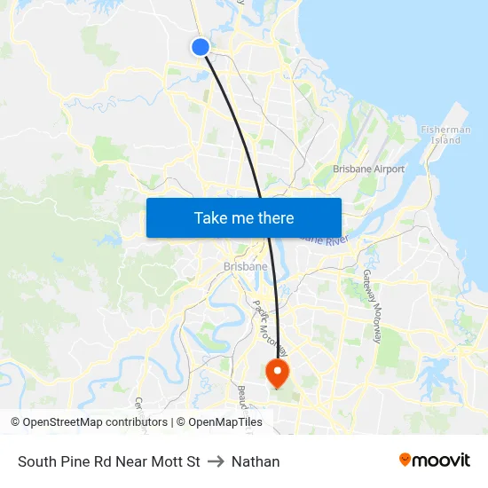 South Pine Rd Near Mott St to Nathan map