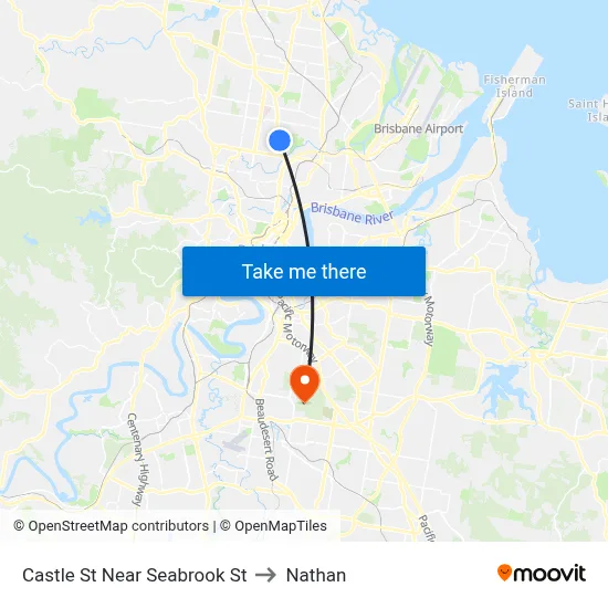 Castle St Near Seabrook St to Nathan map