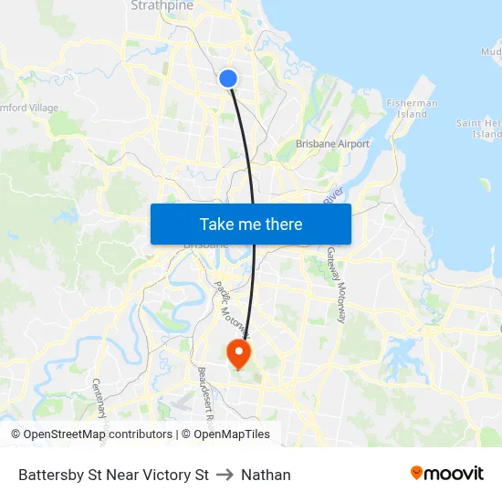 Battersby St Near Victory St to Nathan map