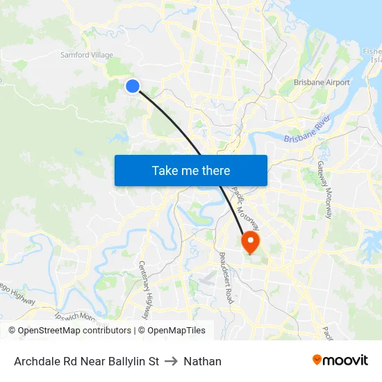 Archdale Rd Near Ballylin St to Nathan map