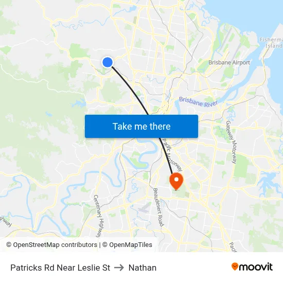 Patricks Rd Near Leslie St to Nathan map