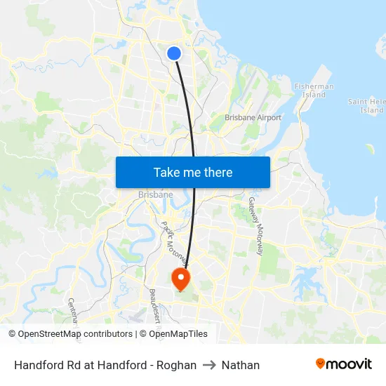 Handford Rd at Handford - Roghan to Nathan map