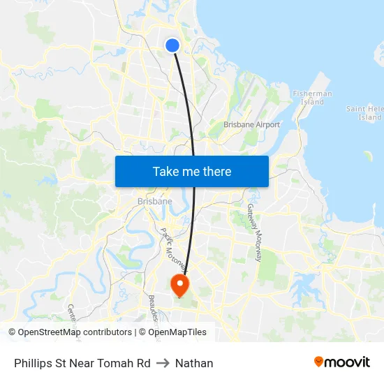 Phillips St Near Tomah Rd to Nathan map