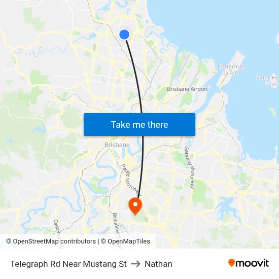 Telegraph Rd Near Mustang St to Nathan map