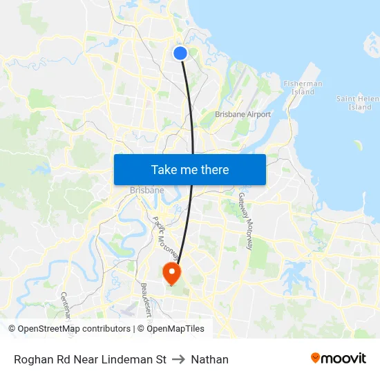 Roghan Rd Near Lindeman St to Nathan map