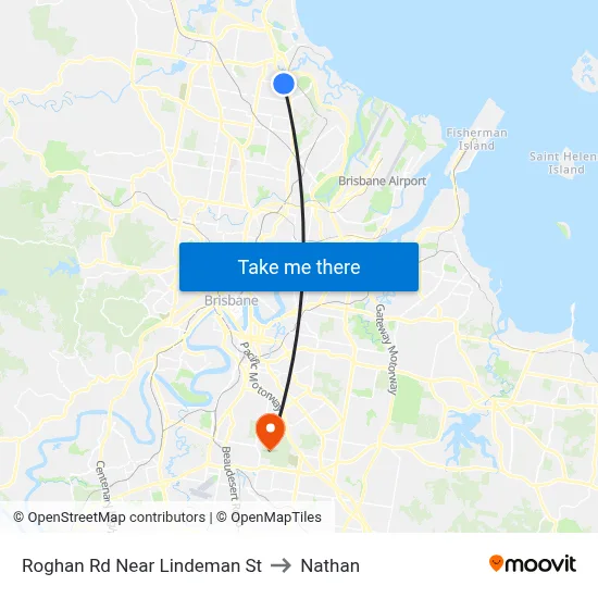 Roghan Rd Near Lindeman St to Nathan map