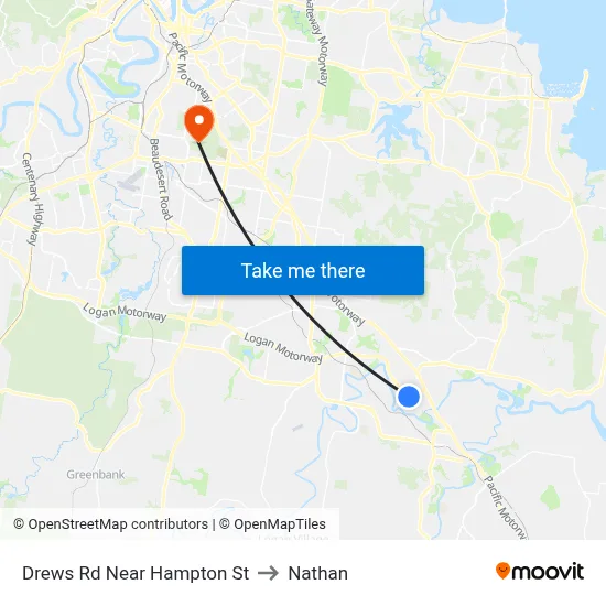 Drews Rd Near Hampton St to Nathan map