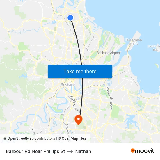 Barbour Rd Near Phillips St to Nathan map