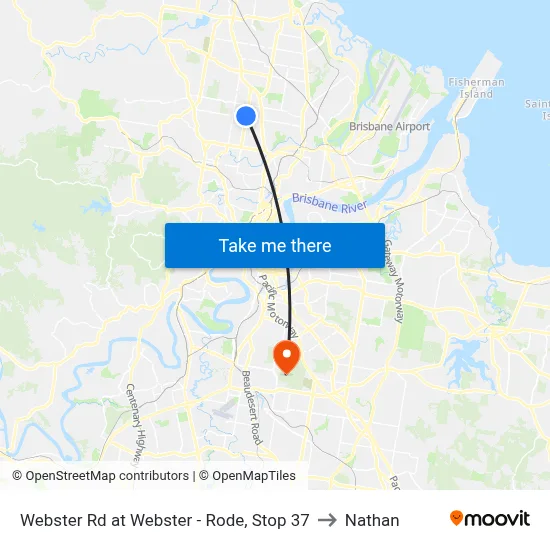 Webster Rd at Webster - Rode, Stop 37 to Nathan map