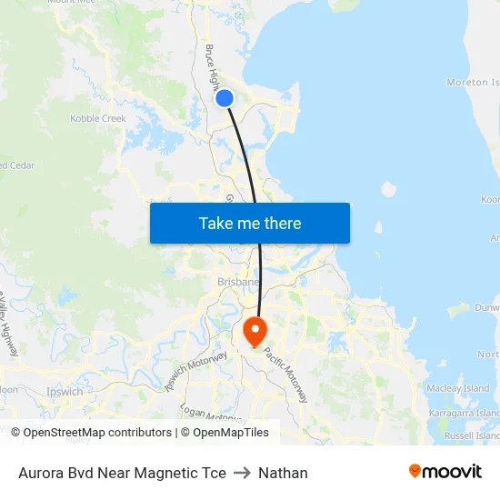 Aurora Bvd Near Magnetic Tce to Nathan map