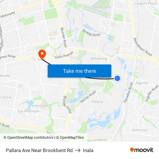 Pallara Ave Near Brookbent Rd to Inala map