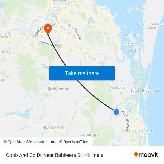 Cobb And Co Dr Near Bahkeeta St to Inala map