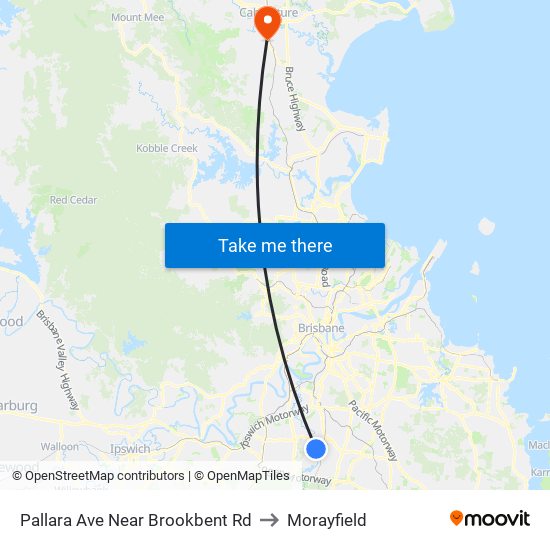 Pallara Ave Near Brookbent Rd to Morayfield map