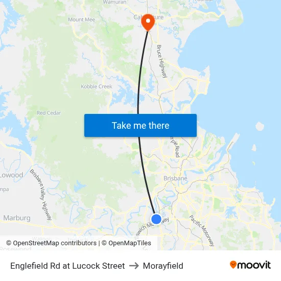 Englefield Rd at Lucock Street to Morayfield map