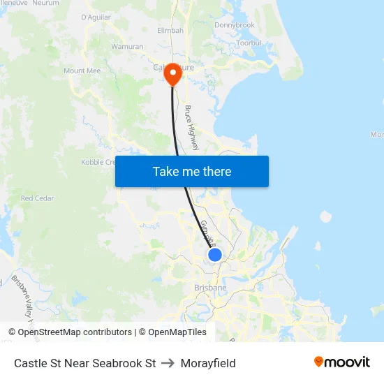 Castle St Near Seabrook St to Morayfield map