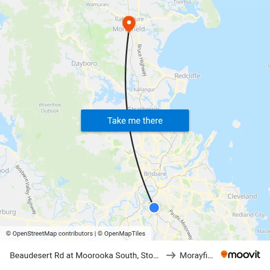 Beaudesert Rd at Moorooka South, Stop 38 to Morayfield map