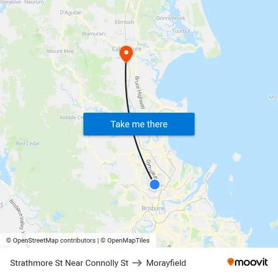 Strathmore St Near Connolly St to Morayfield map