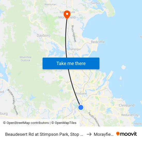 Beaudesert Rd at Stimpson Park, Stop 29 to Morayfield map
