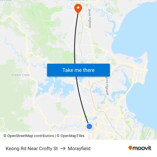 Keong Rd Near Crofty St to Morayfield map