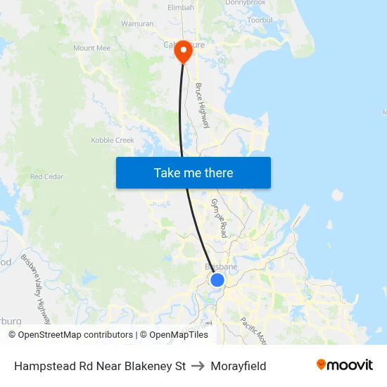 Hampstead Rd Near Blakeney St to Morayfield map