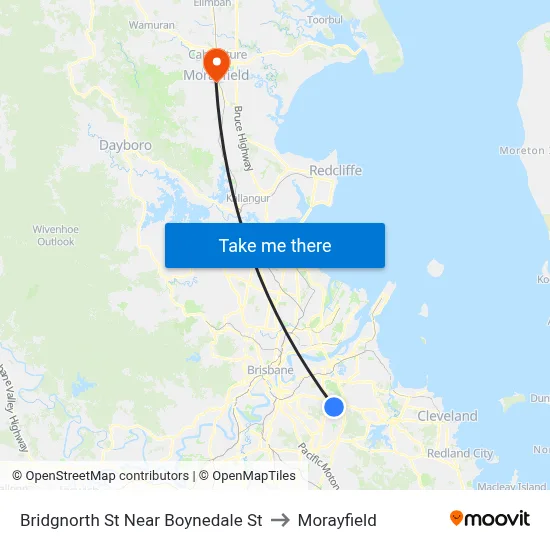 Bridgnorth St Near Boynedale St to Morayfield map