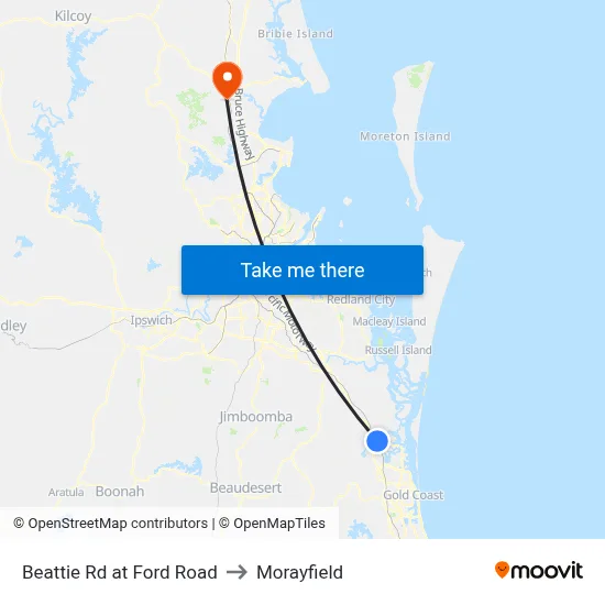 Beattie Rd at Ford Road to Morayfield map