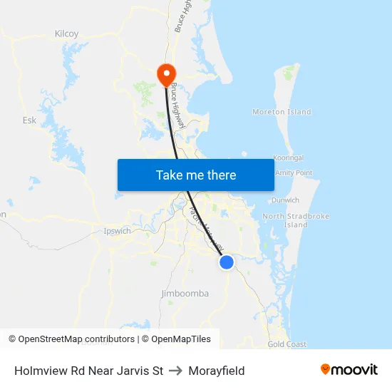 Holmview Rd Near Jarvis St to Morayfield map