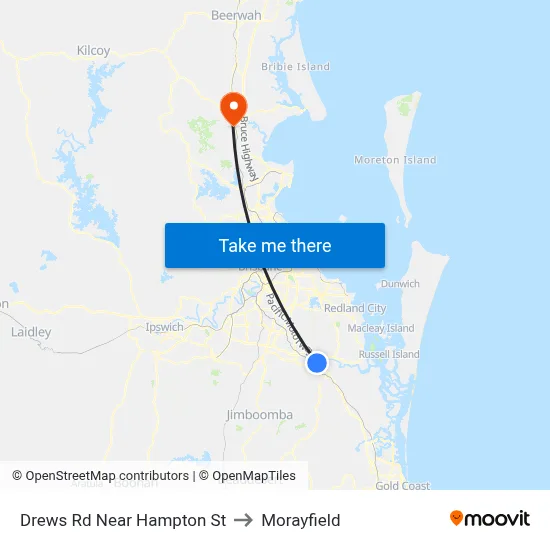Drews Rd Near Hampton St to Morayfield map