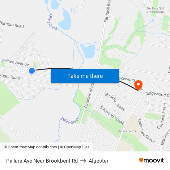 Pallara Ave Near Brookbent Rd to Algester map