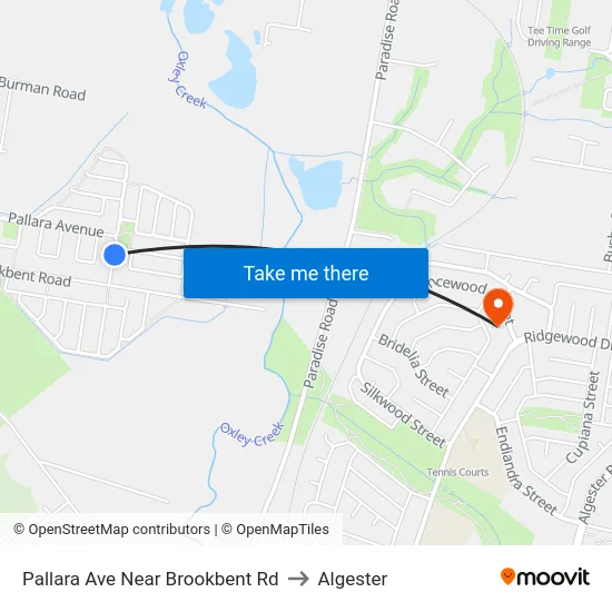 Pallara Ave Near Brookbent Rd to Algester map