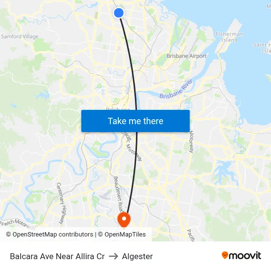 Balcara Ave Near Allira Cr to Algester map