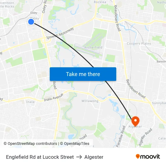 Englefield Rd at Lucock Street to Algester map