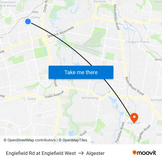 Englefield Rd at Englefield West to Algester map