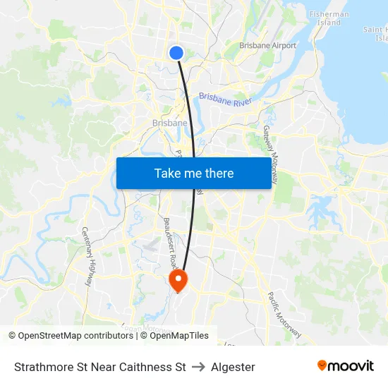 Strathmore St Near Caithness St to Algester map