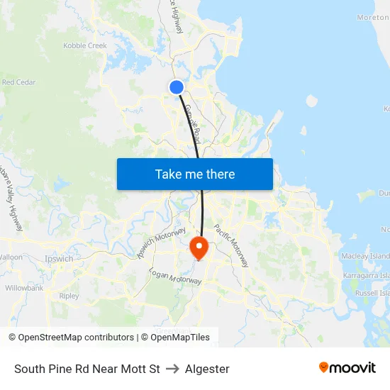 South Pine Rd Near Mott St to Algester map