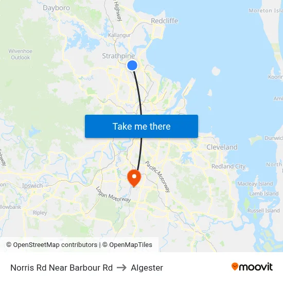 Norris Rd Near Barbour Rd to Algester map