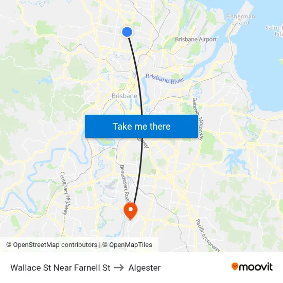Wallace St Near Farnell St to Algester map