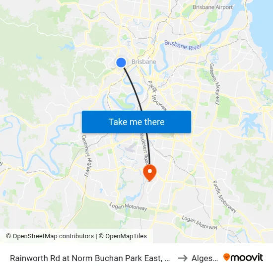 Rainworth Rd at Norm Buchan Park East, Stop 12 to Algester map