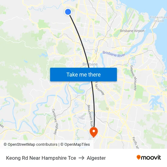 Keong Rd Near Hampshire Tce to Algester map