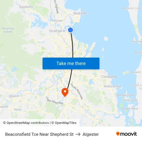 Beaconsfield Tce Near Shepherd St to Algester map